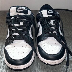 Nike Kids Black and White Sneakers